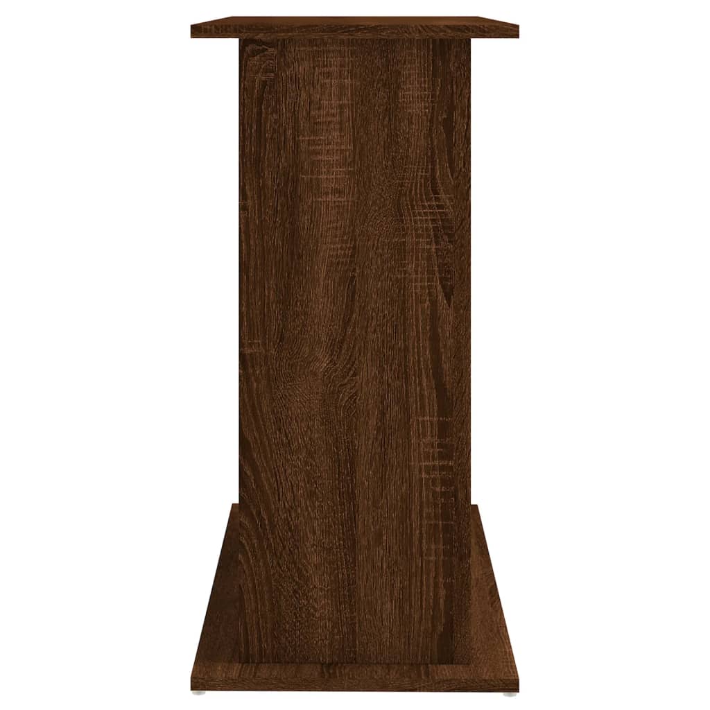 Aquariumstandaard 81x36x73 cm bewerkt hout bruin eikenkleur Aquariummeubels | Creëer jouw Trendy Thuis | Gratis bezorgd & Retour | Trendy.nl