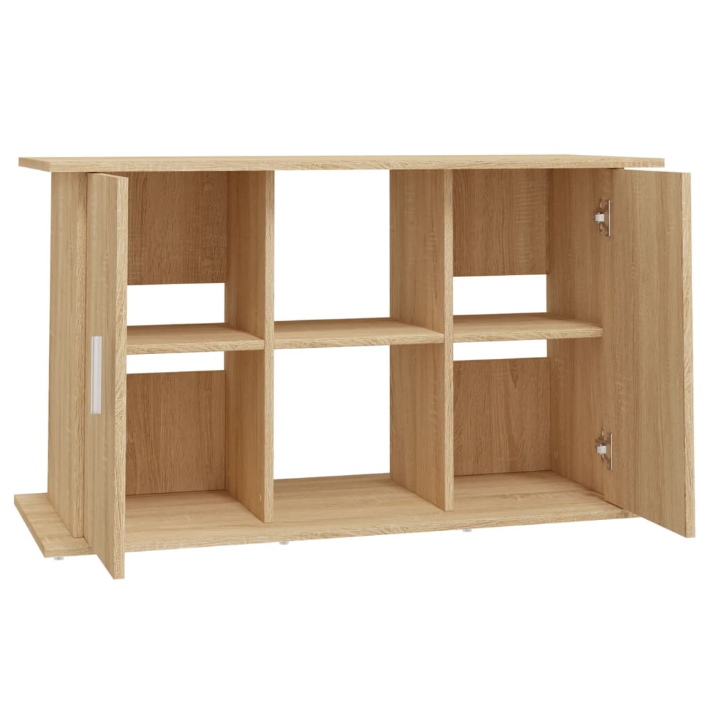 Aquariumstandaard 101x41x58 cm bewerkt hout sonoma eikenkleurig Aquariummeubels | Creëer jouw Trendy Thuis | Gratis bezorgd & Retour | Trendy.nl