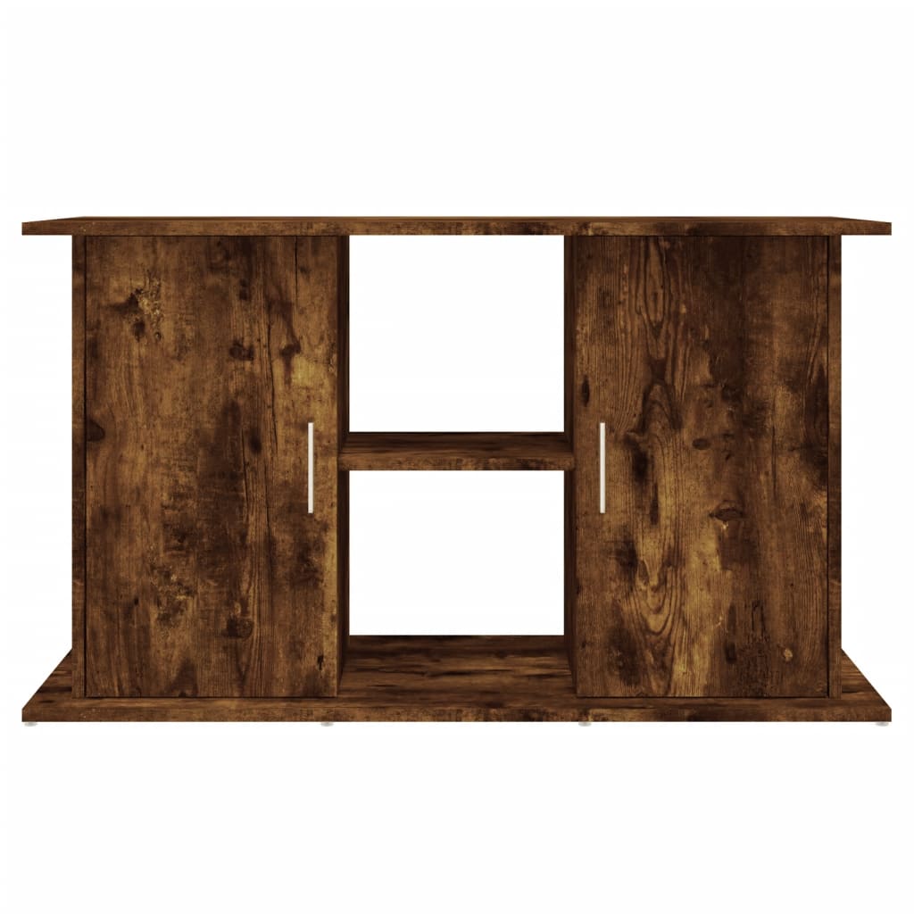 Aquariumstandaard 101x41x58 cm bewerkt hout gerookt eikenkleur Aquariummeubels | Creëer jouw Trendy Thuis | Gratis bezorgd & Retour | Trendy.nl