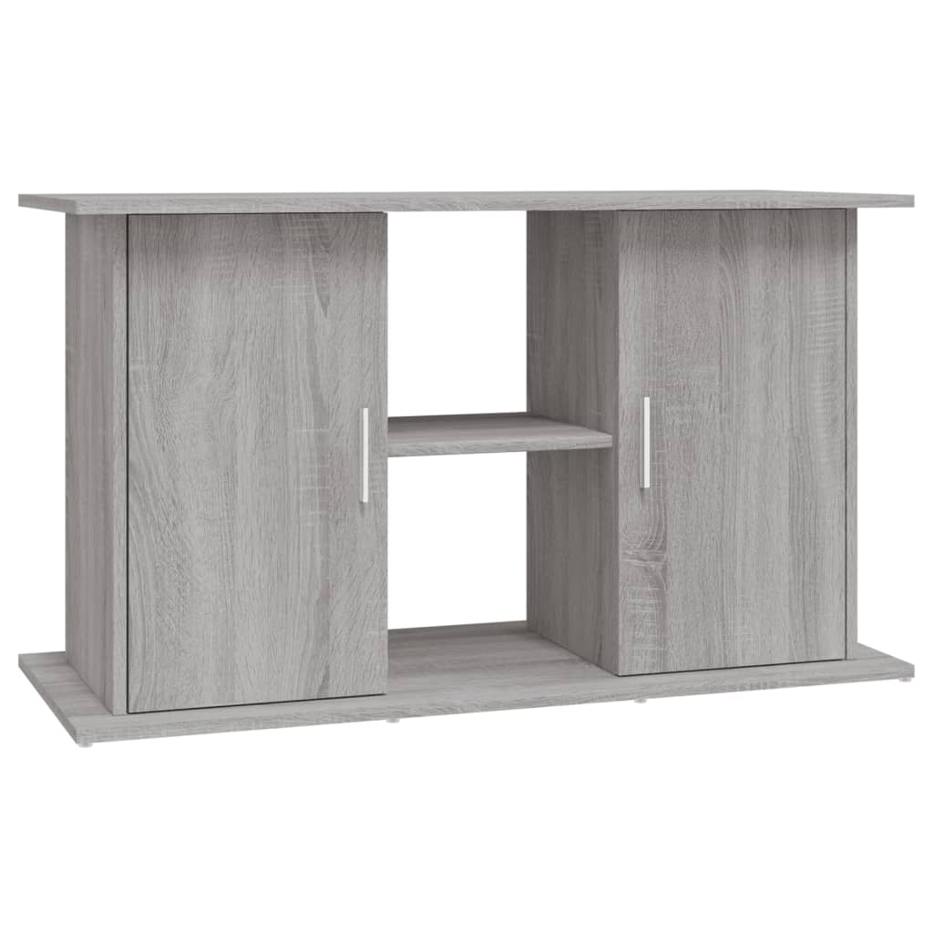 Aquariumstandaard 101x41x58 cm bewerkt hout grijs sonoma eiken Aquariummeubels | Creëer jouw Trendy Thuis | Gratis bezorgd & Retour | Trendy.nl