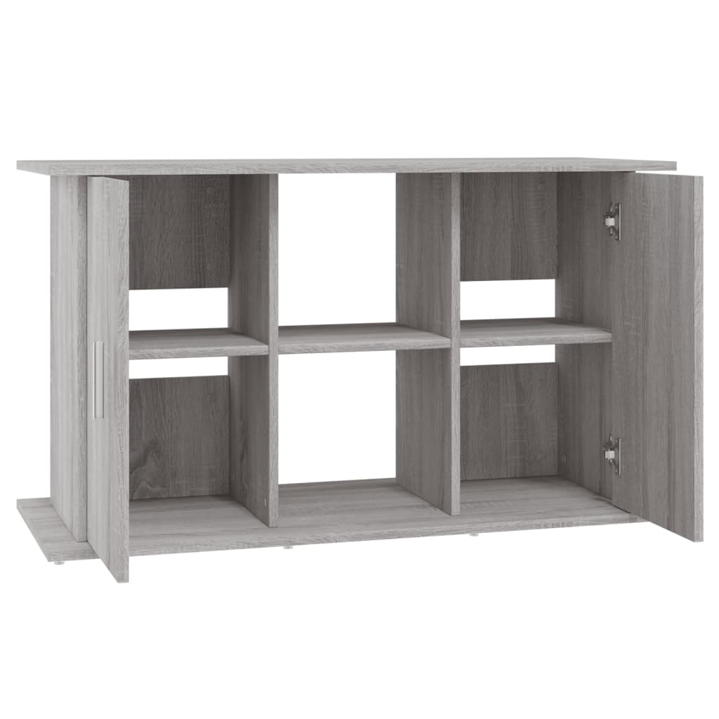 Aquariumstandaard 101x41x58 cm bewerkt hout grijs sonoma eiken Aquariummeubels | Creëer jouw Trendy Thuis | Gratis bezorgd & Retour | Trendy.nl