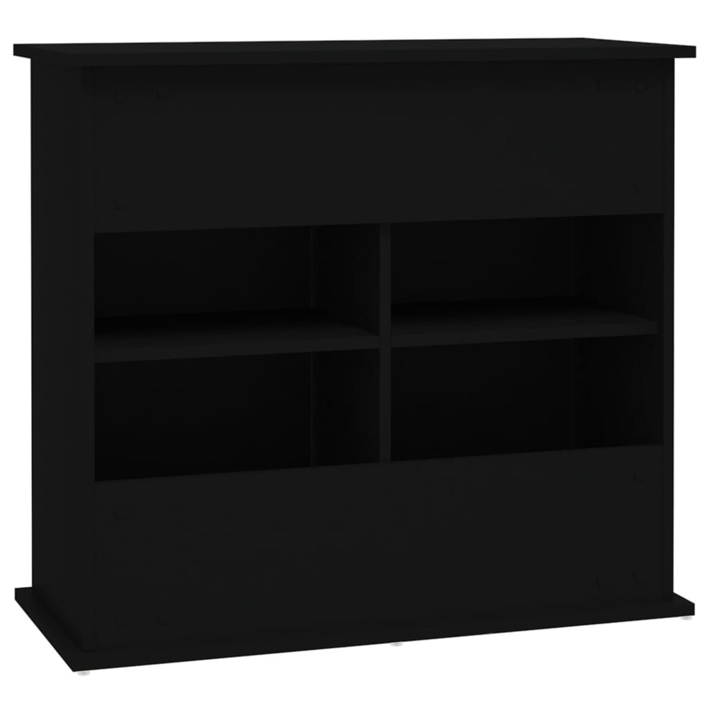 Aquariumstandaard 81x36x73 cm bewerkt hout zwart Aquariummeubels | Creëer jouw Trendy Thuis | Gratis bezorgd & Retour | Trendy.nl