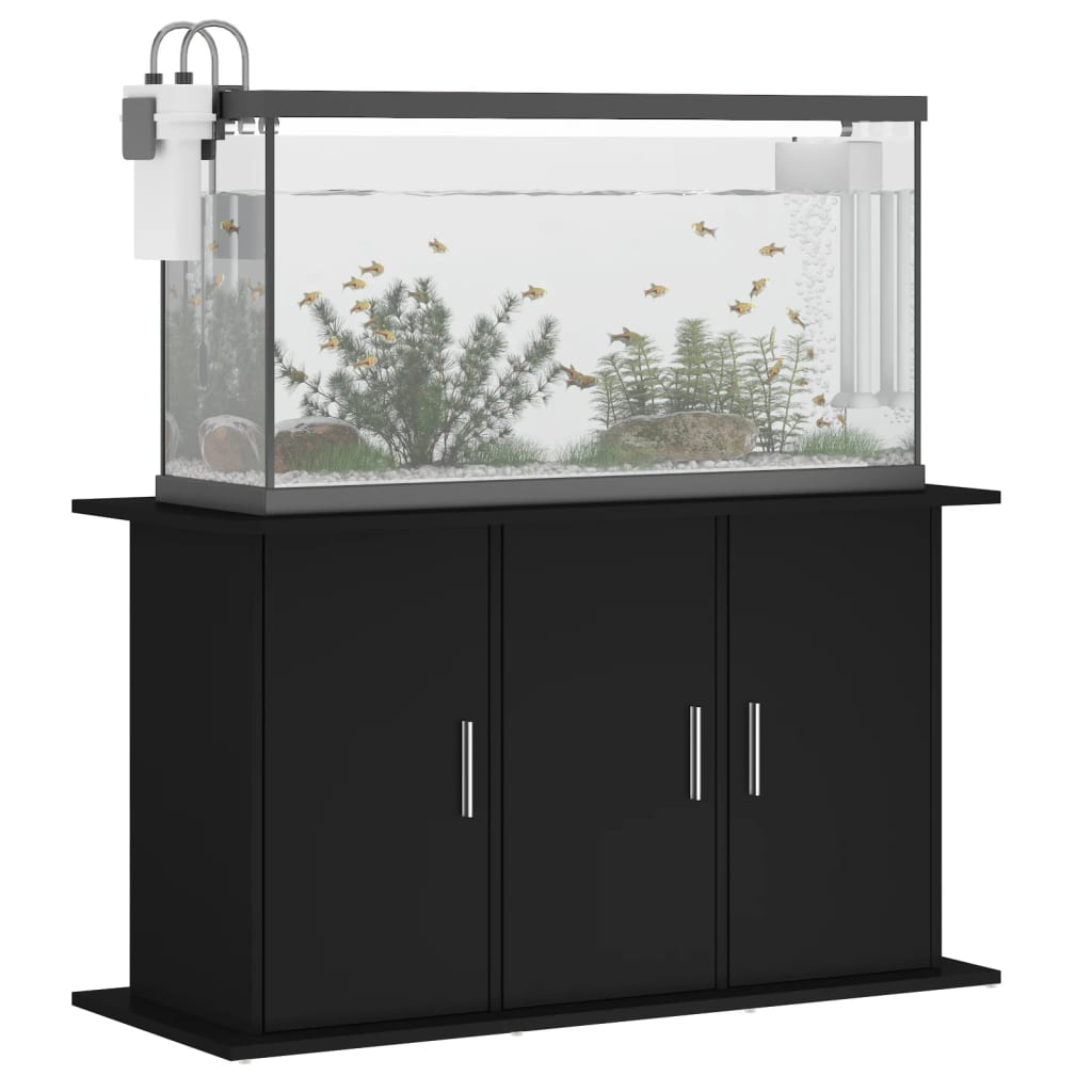 Aquariumstandaard 101x41x58 cm bewerkt hout zwart Aquariummeubels | Creëer jouw Trendy Thuis | Gratis bezorgd & Retour | Trendy.nl