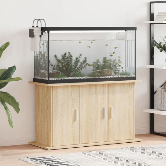 Aquariumstandaard 101x41x58 cm bewerkt hout sonoma eikenkleurig Aquariummeubels | Creëer jouw Trendy Thuis | Gratis bezorgd & Retour | Trendy.nl