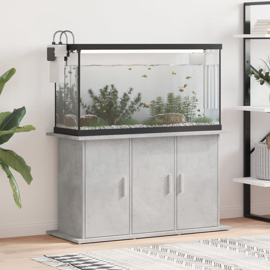 Aquariumstandaard 101x41x58 cm bewerkt hout betongrijs Aquariummeubels | Creëer jouw Trendy Thuis | Gratis bezorgd & Retour | Trendy.nl