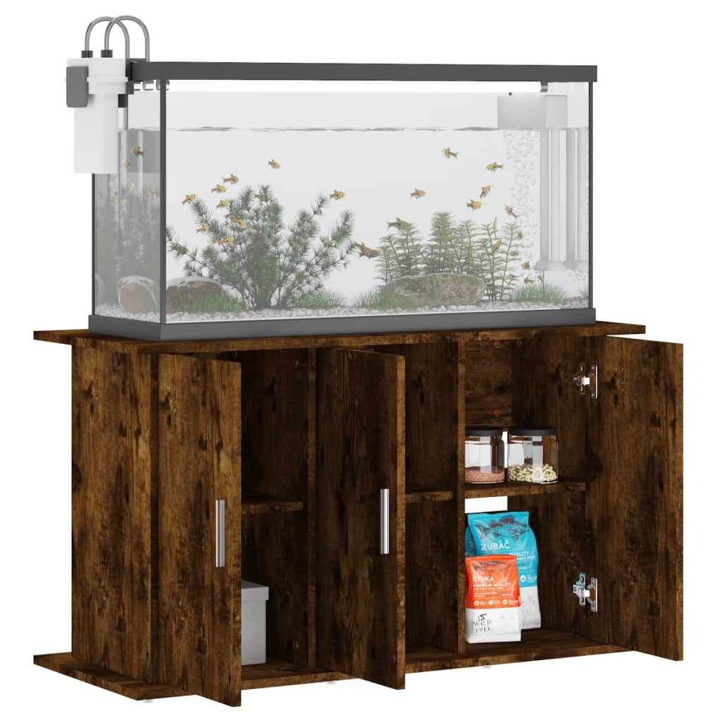 Aquariumstandaard 101x41x58 cm bewerkt hout gerookt eikenkleur Aquariummeubels | Creëer jouw Trendy Thuis | Gratis bezorgd & Retour | Trendy.nl