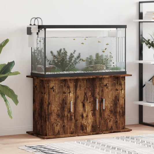 Aquariumstandaard 101x41x58 cm bewerkt hout gerookt eikenkleur Aquariummeubels | Creëer jouw Trendy Thuis | Gratis bezorgd & Retour | Trendy.nl