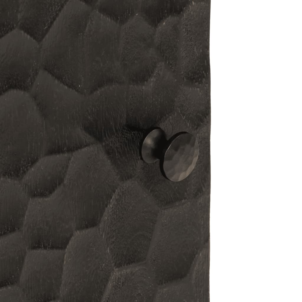Badkamerkast 38x33x58 cm massief mangohout zwart Badkamerkaptafels | Creëer jouw Trendy Thuis | Gratis bezorgd & Retour | Trendy.nl