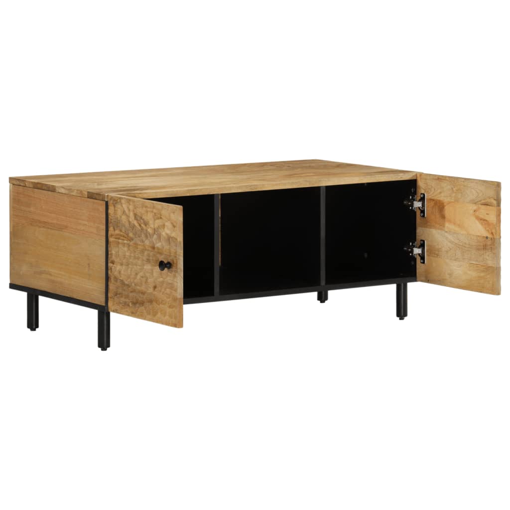 Salontafel 100x54x40 cm massief mangohout Salontafels | Creëer jouw Trendy Thuis | Gratis bezorgd & Retour | Trendy.nl