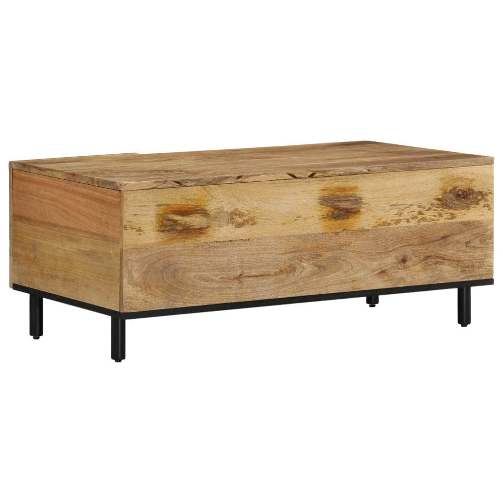 Salontafel 100x54x40 cm massief mangohout Salontafels | Creëer jouw Trendy Thuis | Gratis bezorgd & Retour | Trendy.nl