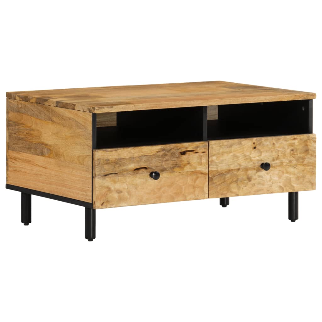 Salontafel 80x54x40 cm massief mangohout Salontafels | Creëer jouw Trendy Thuis | Gratis bezorgd & Retour | Trendy.nl