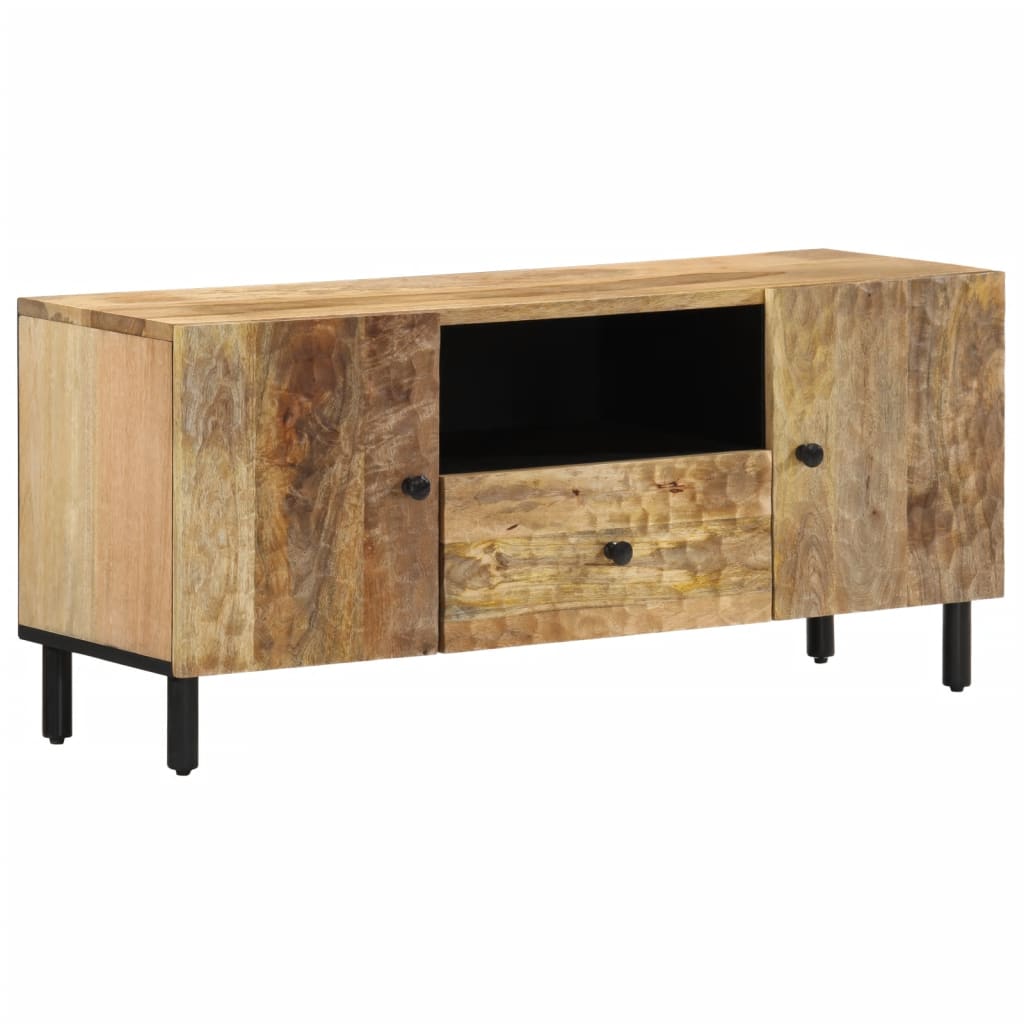 Tv-meubel 105x33x46cm massief mangohout Tv-meubels | Creëer jouw Trendy Thuis | Gratis bezorgd & Retour | Trendy.nl