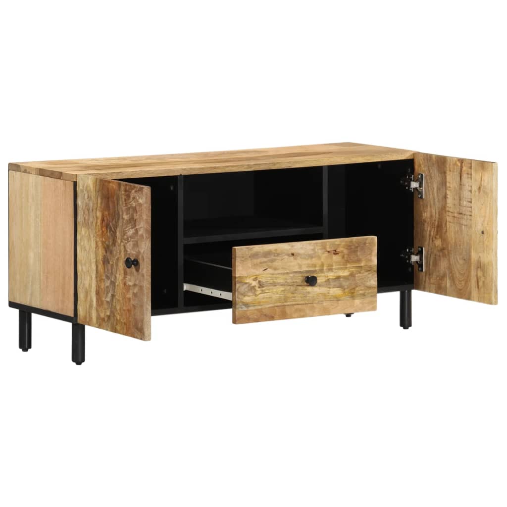 Tv-meubel 105x33x46cm massief mangohout Tv-meubels | Creëer jouw Trendy Thuis | Gratis bezorgd & Retour | Trendy.nl