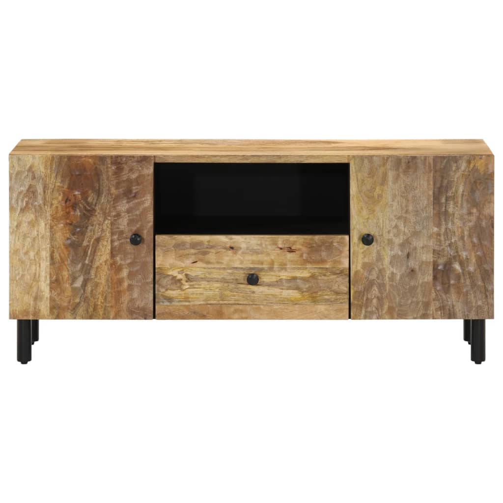 Tv-meubel 105x33x46cm massief mangohout Tv-meubels | Creëer jouw Trendy Thuis | Gratis bezorgd & Retour | Trendy.nl