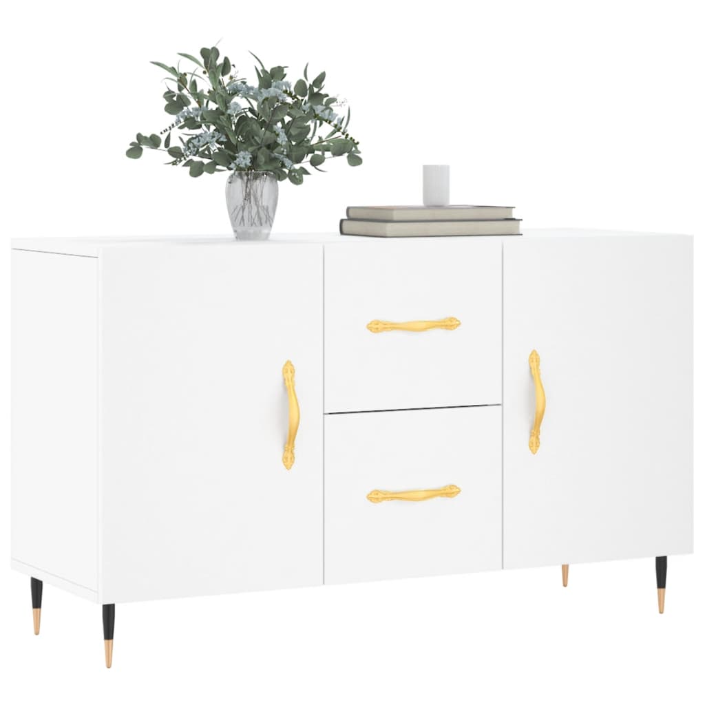 Dressoir 100x36x60 cm bewerkt hout wit Dressoirs & buffetkasten | Creëer jouw Trendy Thuis | Gratis bezorgd & Retour | Trendy.nl