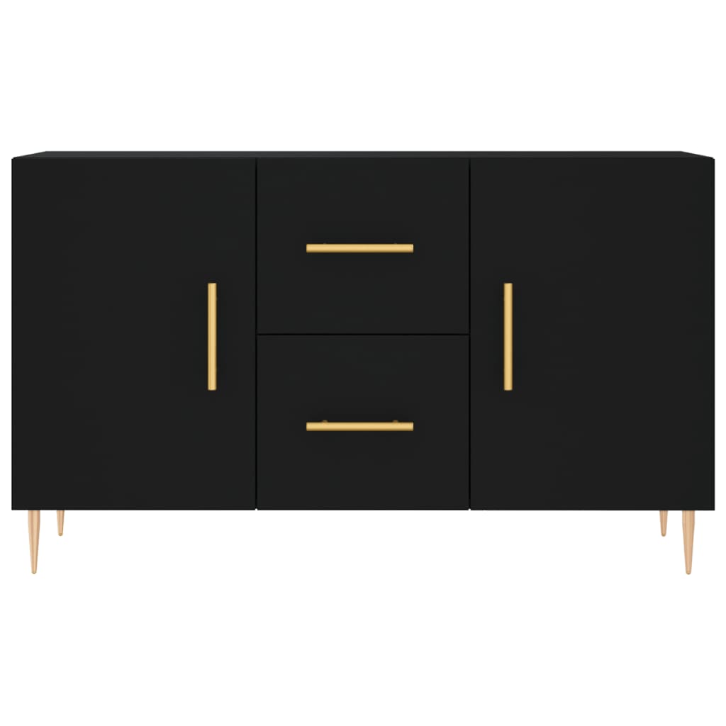 Dressoir 100x36x60 cm bewerkt hout zwart Dressoirs & buffetkasten | Creëer jouw Trendy Thuis | Gratis bezorgd & Retour | Trendy.nl