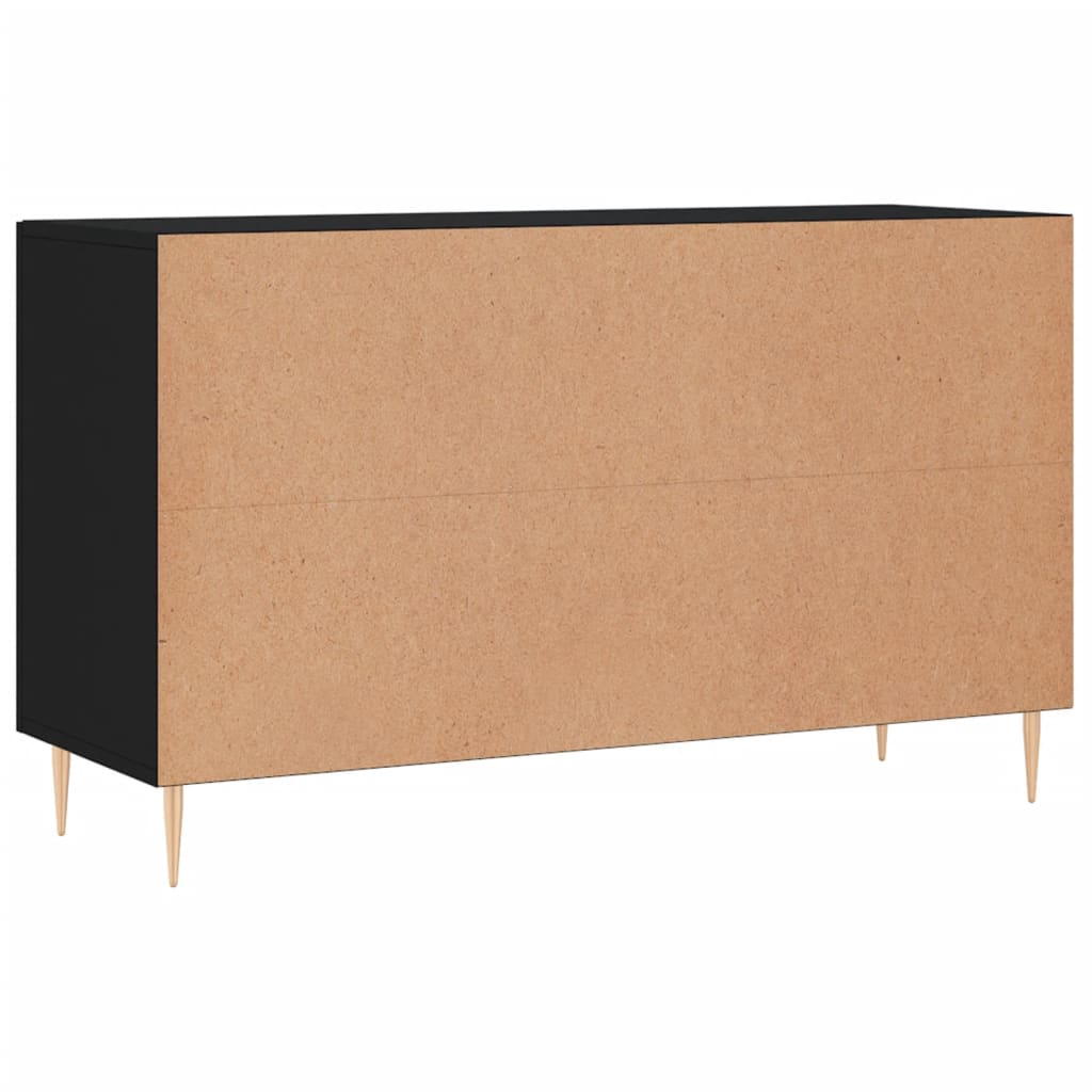 Dressoir 100x36x60 cm bewerkt hout zwart Dressoirs & buffetkasten | Creëer jouw Trendy Thuis | Gratis bezorgd & Retour | Trendy.nl