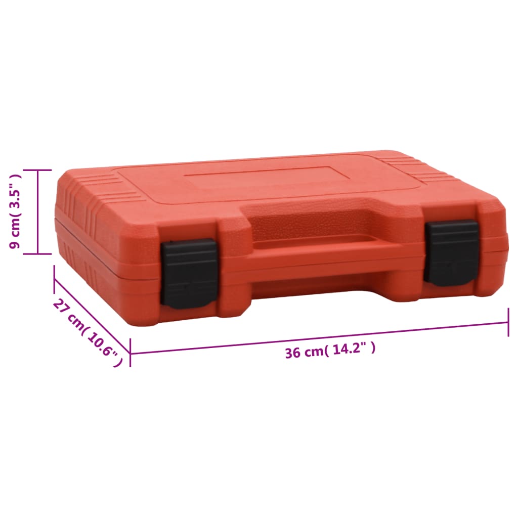 Lekdetectieset voor airconditioner 36x27x9 cm rood Gereedschap | Creëer jouw Trendy Thuis | Gratis bezorgd & Retour | Trendy.nl