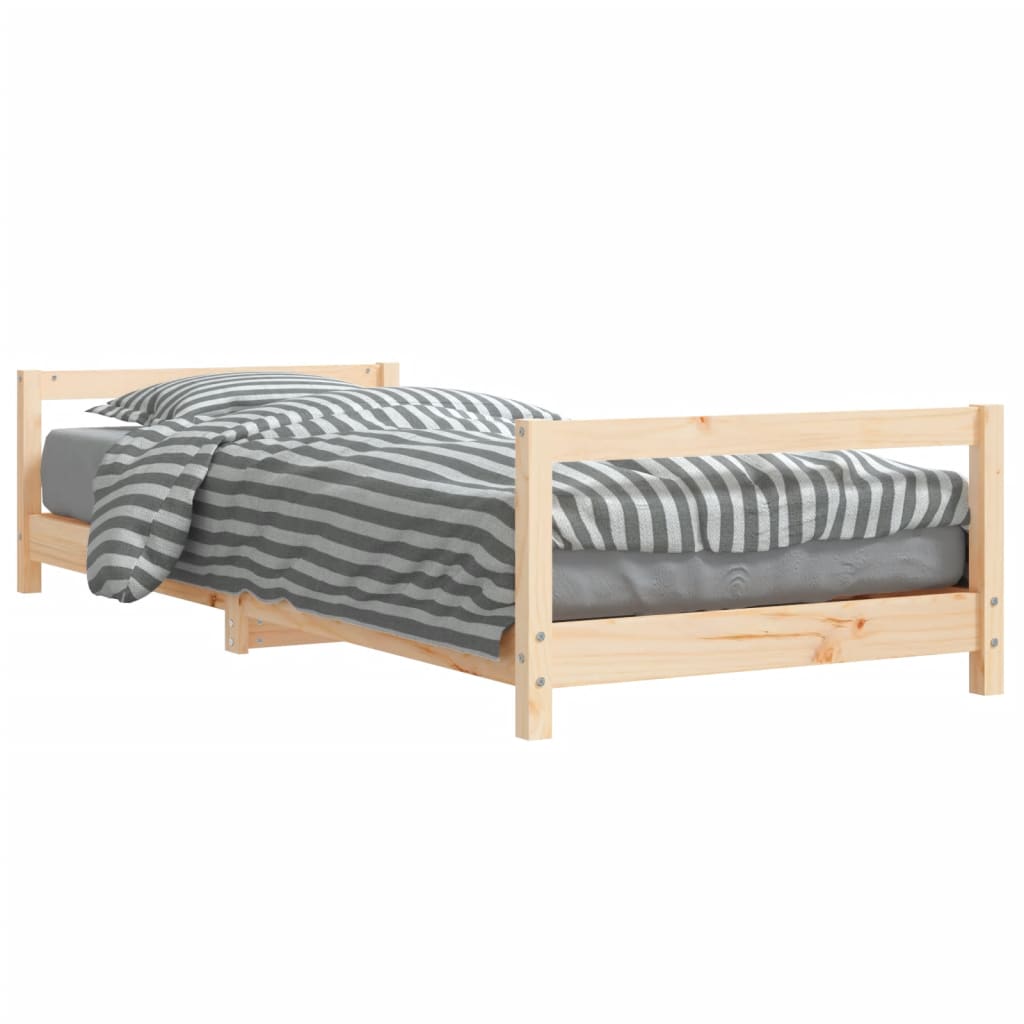 Kinderbedframe 80x200 cm massief grenenhout Peuter- & kinderbedden | Creëer jouw Trendy Thuis | Gratis bezorgd & Retour | Trendy.nl