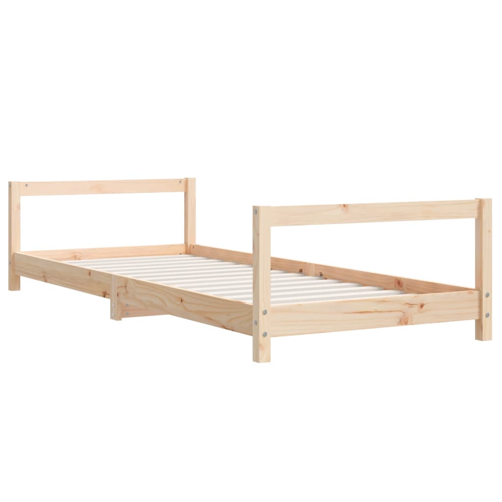 Kinderbedframe 80x200 cm massief grenenhout Peuter- & kinderbedden | Creëer jouw Trendy Thuis | Gratis bezorgd & Retour | Trendy.nl