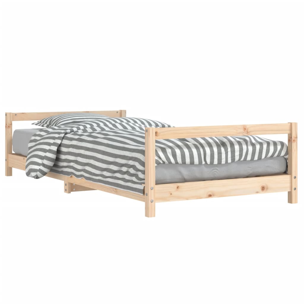 Kinderbedframe 90x200 cm massief grenenhout Peuter- & kinderbedden | Creëer jouw Trendy Thuis | Gratis bezorgd & Retour | Trendy.nl