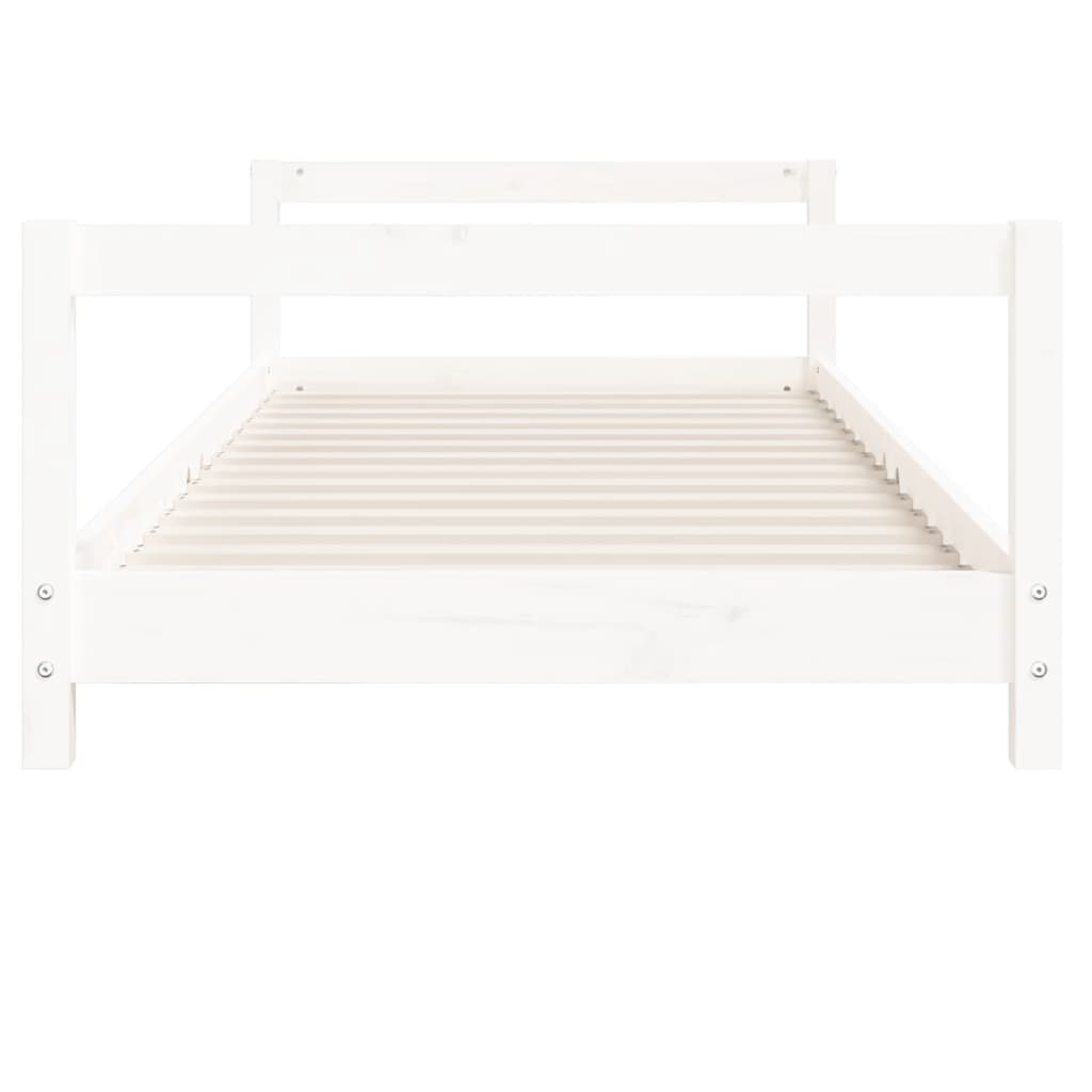 Kinderbedframe 80x160 cm massief grenenhout wit Peuter- & kinderbedden | Creëer jouw Trendy Thuis | Gratis bezorgd & Retour | Trendy.nl