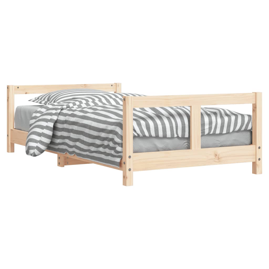 Kinderbedframe 80x160 cm massief grenenhout Peuter- & kinderbedden | Creëer jouw Trendy Thuis | Gratis bezorgd & Retour | Trendy.nl