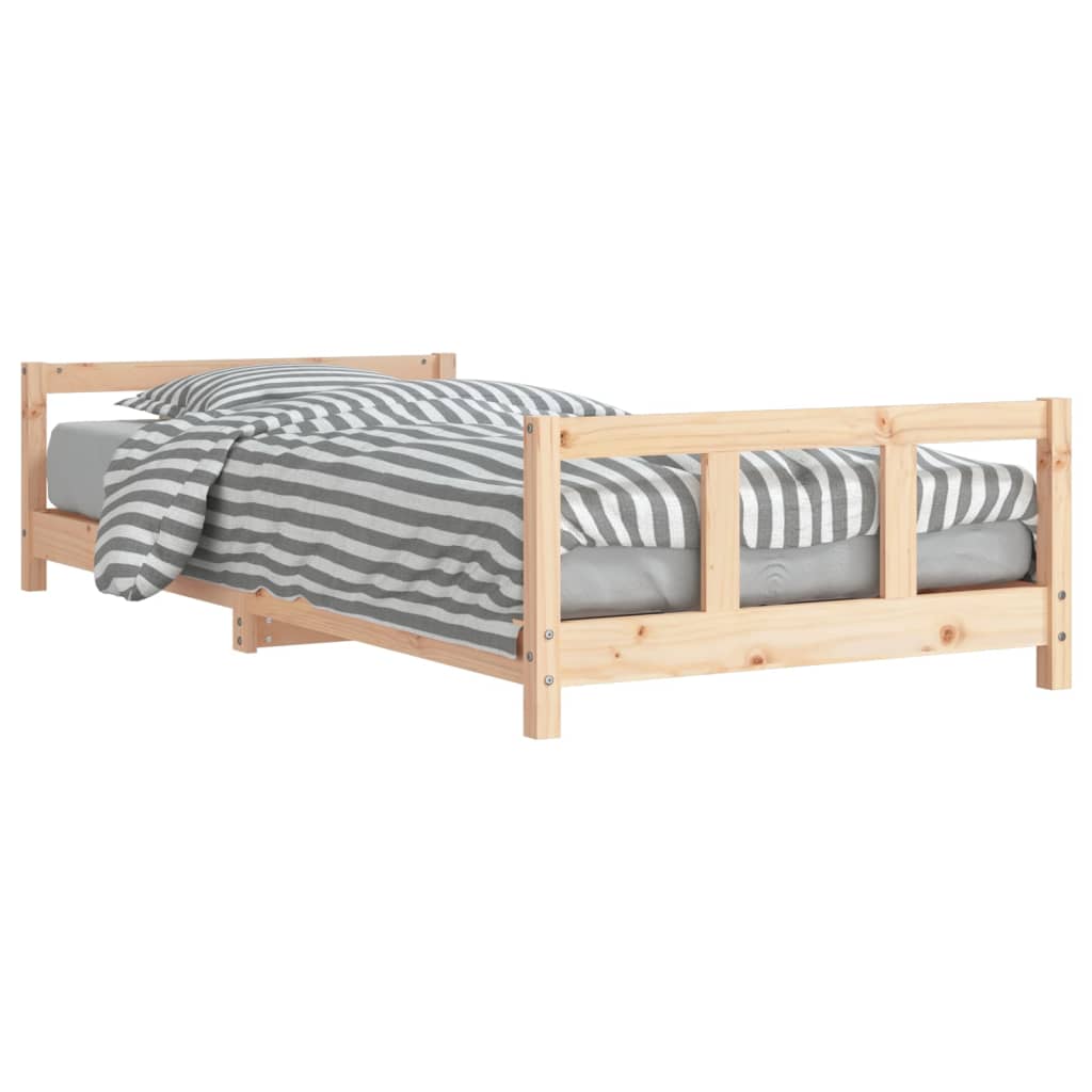 Kinderbedframe 90x190 cm massief grenenhout Peuter- & kinderbedden | Creëer jouw Trendy Thuis | Gratis bezorgd & Retour | Trendy.nl