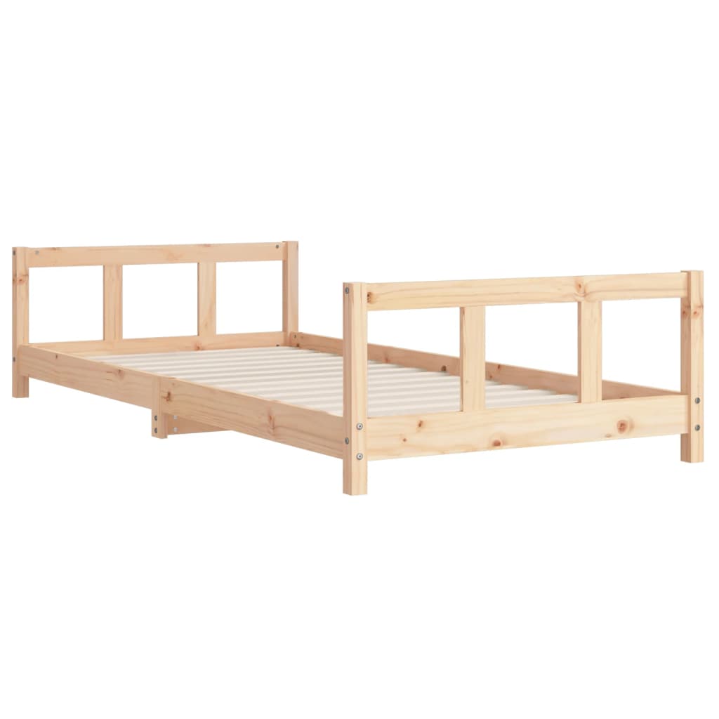 Kinderbedframe 90x190 cm massief grenenhout Peuter- & kinderbedden | Creëer jouw Trendy Thuis | Gratis bezorgd & Retour | Trendy.nl