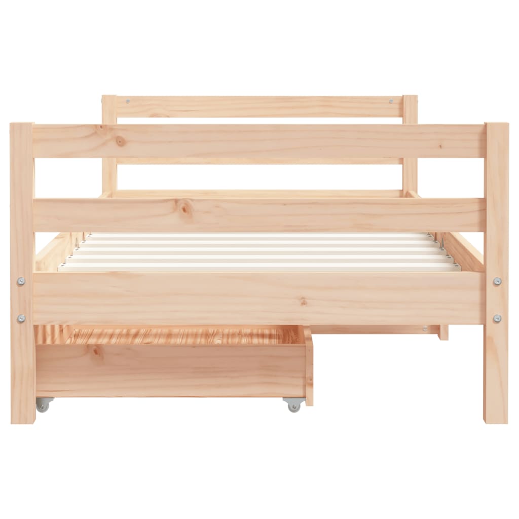 Kinderbedframe met lades 80x160 cm massief grenenhout Peuter- & kinderbedden | Creëer jouw Trendy Thuis | Gratis bezorgd & Retour | Trendy.nl