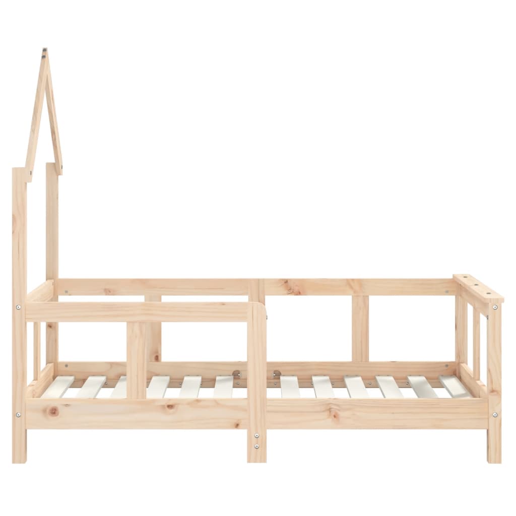 Kinderbedframe 70x140 cm massief grenenhout