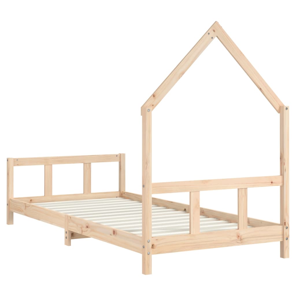 Kinderbedframe 90x190 cm massief grenenhout Peuter- & kinderbedden | Creëer jouw Trendy Thuis | Gratis bezorgd & Retour | Trendy.nl