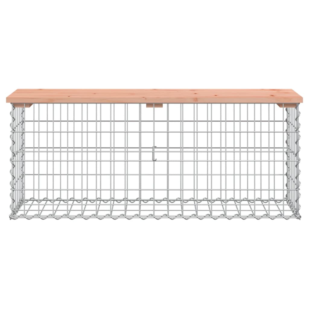 Tuinbank schanskorfontwerp 103x31,5x42 cm massief douglashout