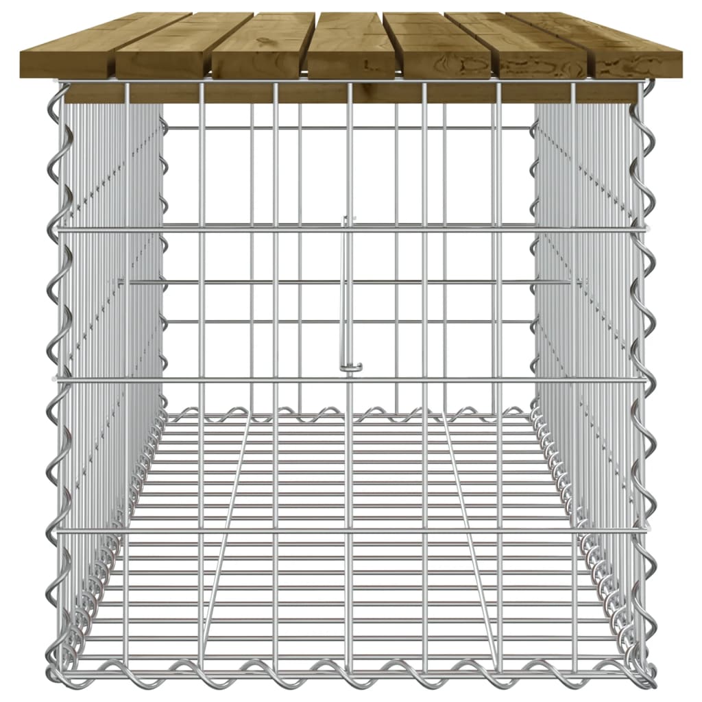 Tuinbank schanskorfontwerp 103x44x42 cm geïmpregneerd hout