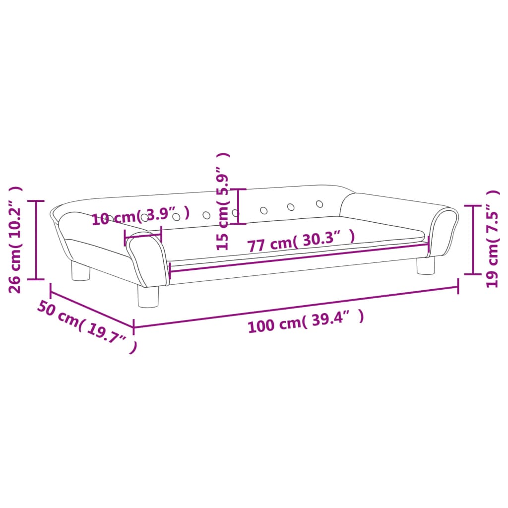 Kinderbank 100x50x26 cm fluweel bruin Meubelen voor baby's & peuters | Creëer jouw Trendy Thuis | Gratis bezorgd & Retour | Trendy.nl