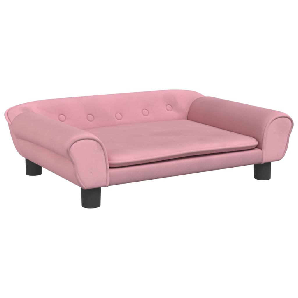 Kinderbank 70x45x26 cm fluweel roze Meubelen voor baby's & peuters | Creëer jouw Trendy Thuis | Gratis bezorgd & Retour | Trendy.nl