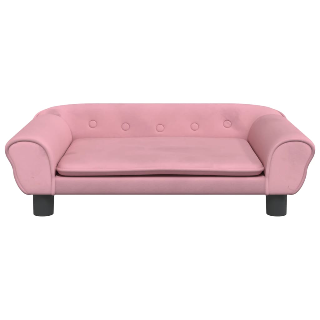 Kinderbank 70x45x26 cm fluweel roze Meubelen voor baby's & peuters | Creëer jouw Trendy Thuis | Gratis bezorgd & Retour | Trendy.nl