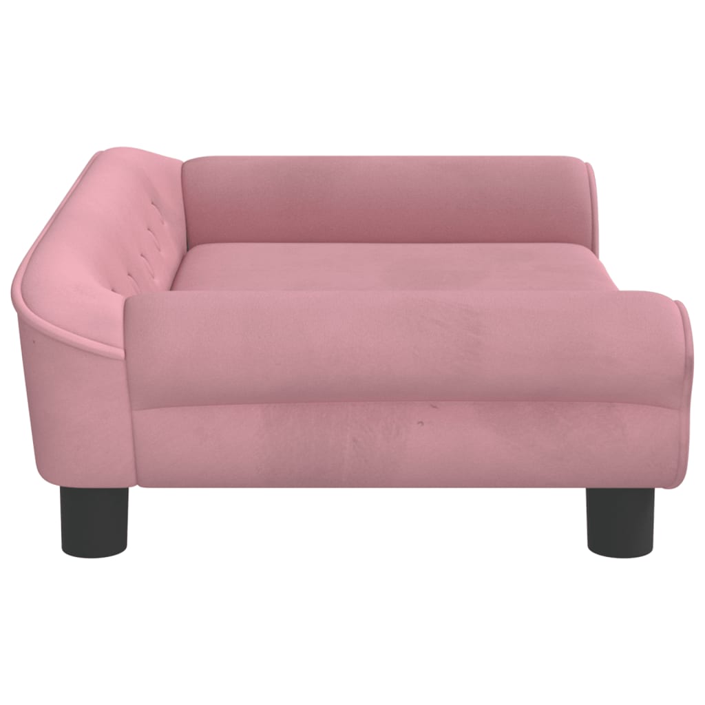 Kinderbank 70x45x26 cm fluweel roze Meubelen voor baby's & peuters | Creëer jouw Trendy Thuis | Gratis bezorgd & Retour | Trendy.nl