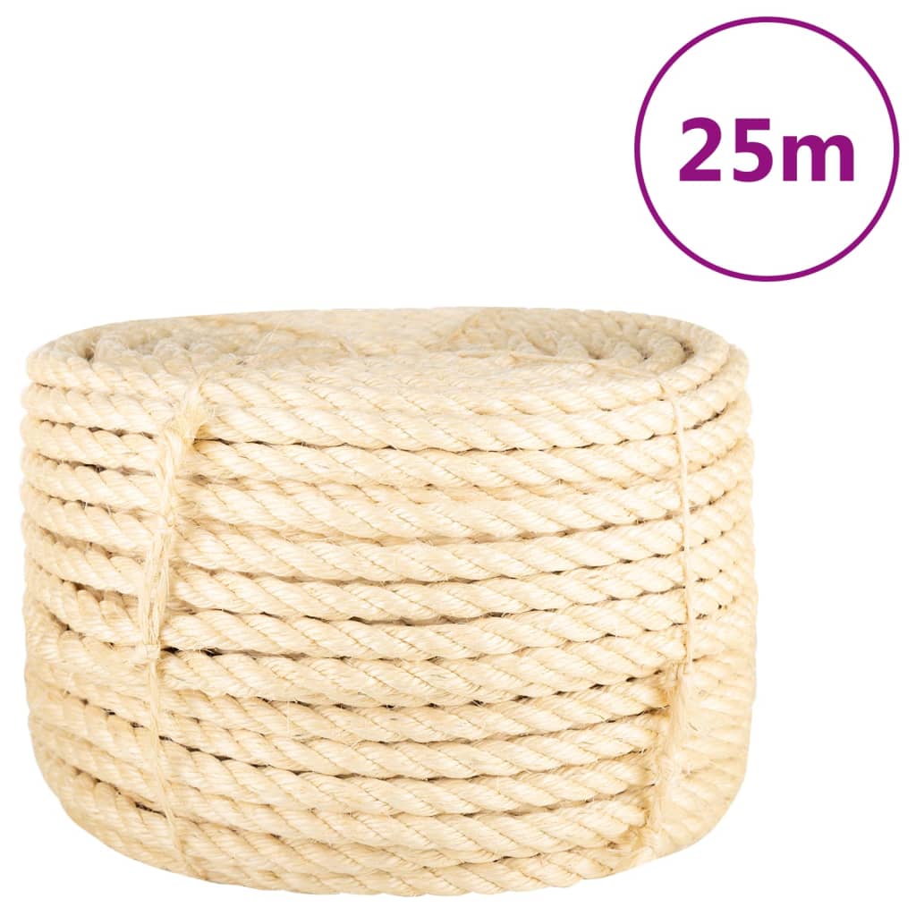 Touw 16 mm 25 m 100% sisal Touw | Creëer jouw Trendy Thuis | Gratis bezorgd & Retour | Trendy.nl