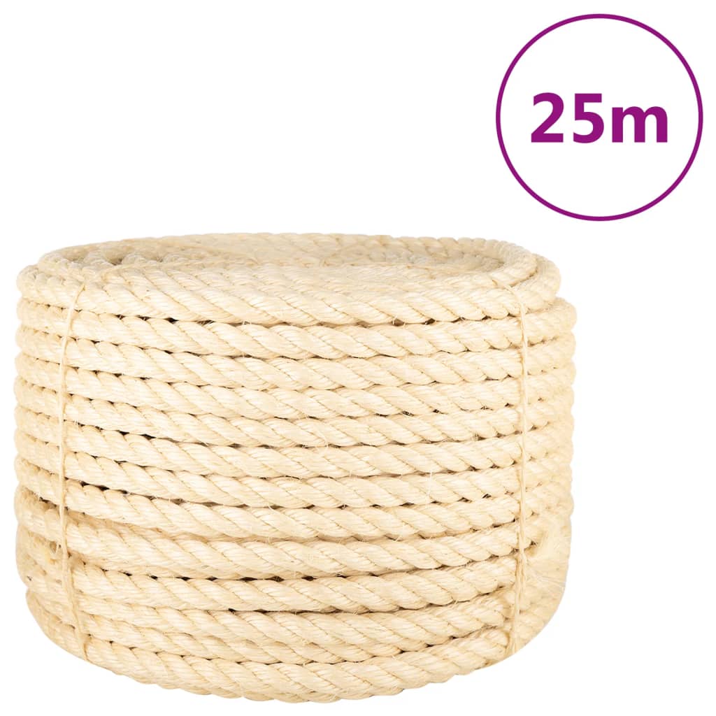 Touw 20 mm 25 m 100% sisal Touw | Creëer jouw Trendy Thuis | Gratis bezorgd & Retour | Trendy.nl