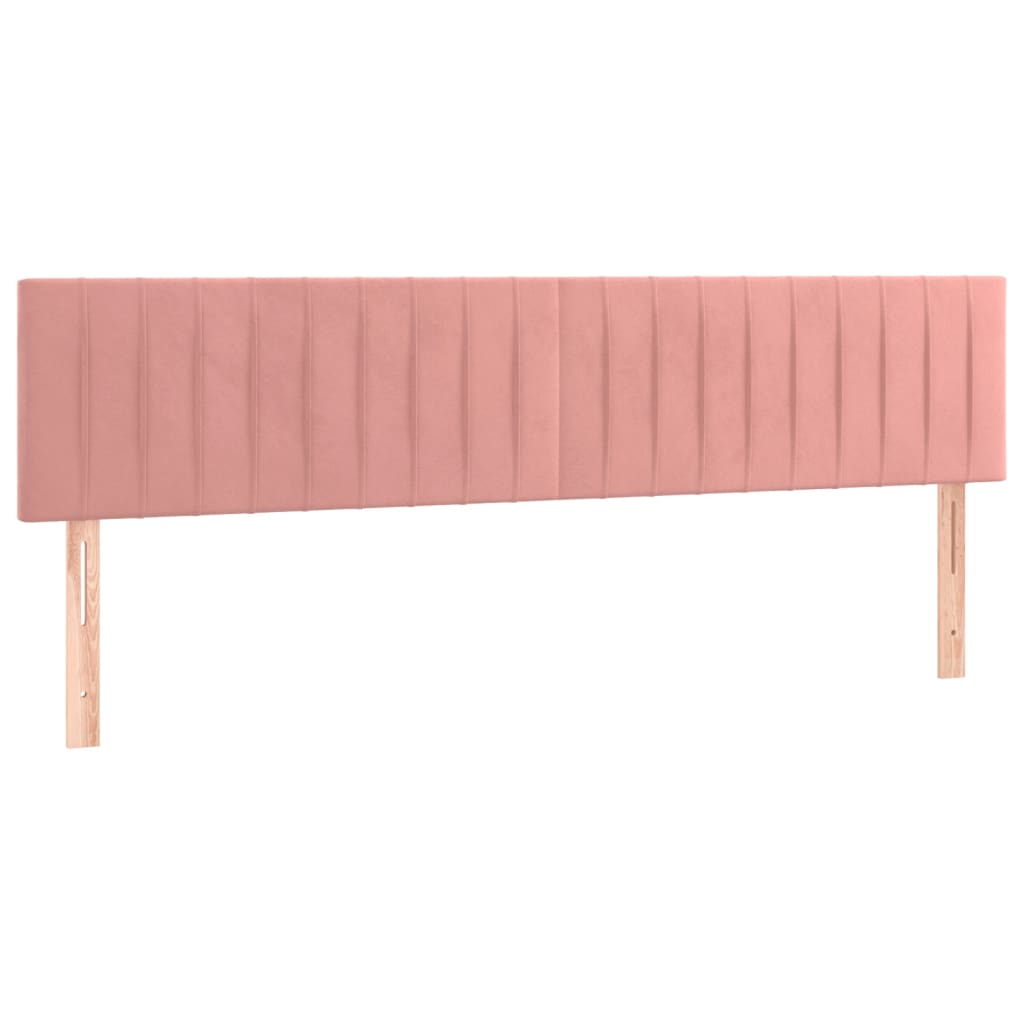 Boxspring met matras fluweel roze 180x200 cm Bedden & bedframes | Creëer jouw Trendy Thuis | Gratis bezorgd & Retour | Trendy.nl