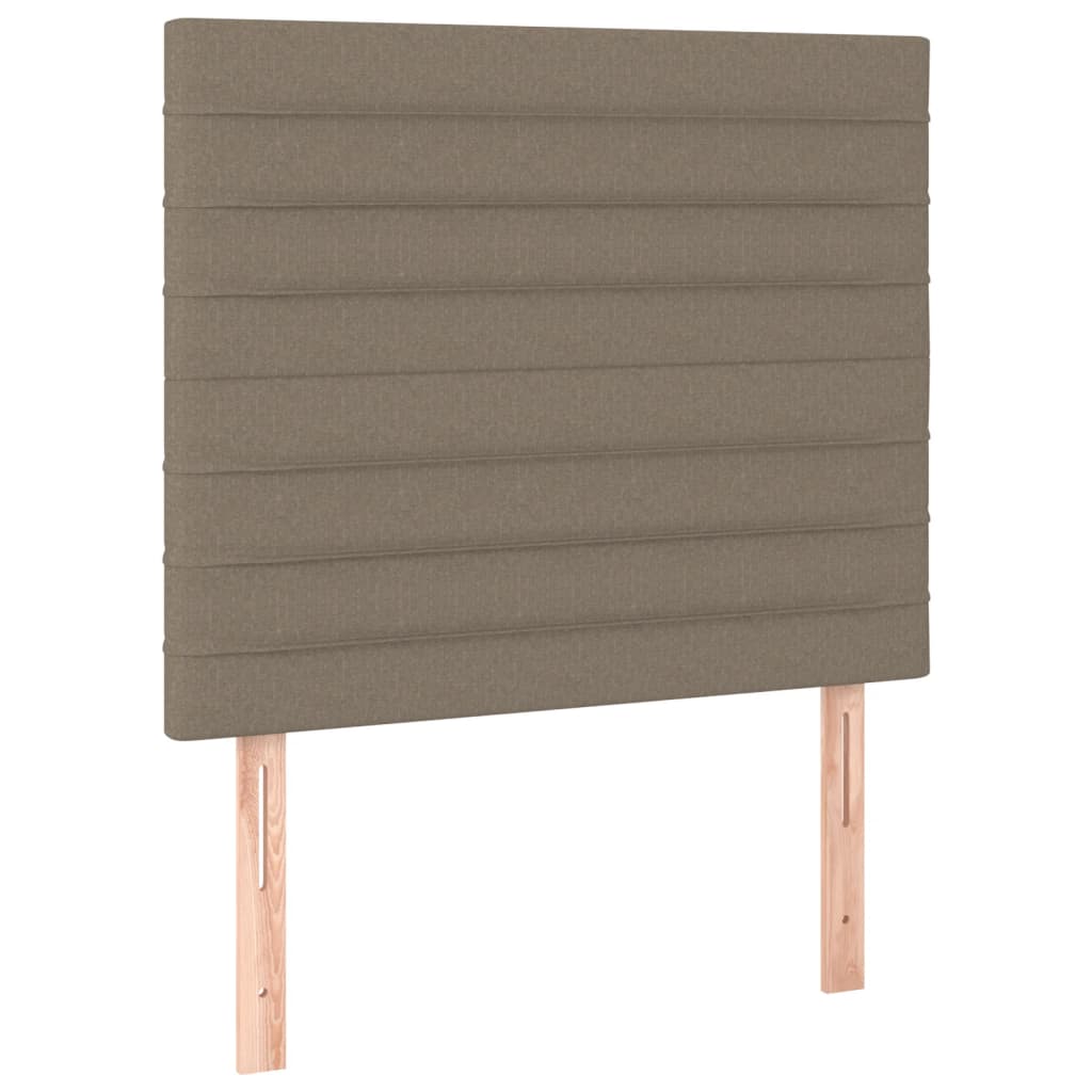 Boxspring met matras stof taupe 120x200 cm Bedden & bedframes | Creëer jouw Trendy Thuis | Gratis bezorgd & Retour | Trendy.nl