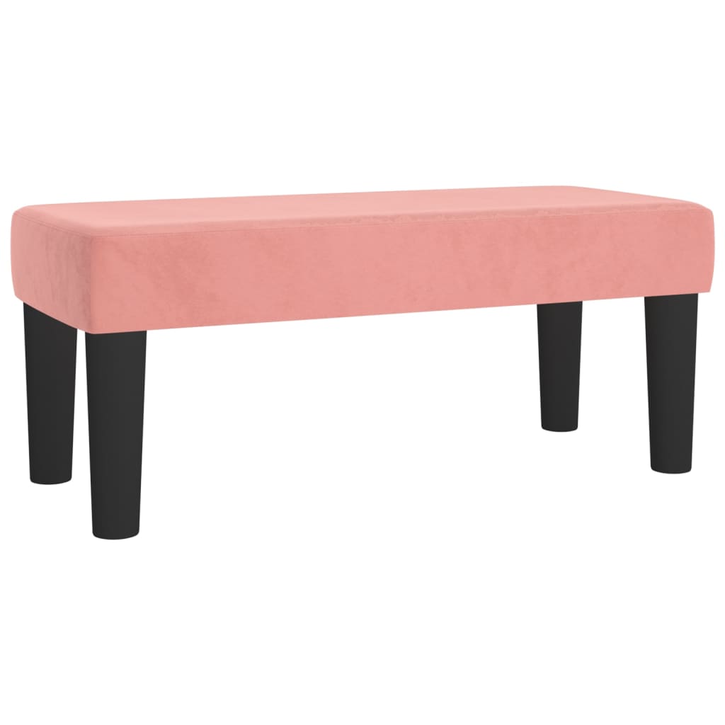 Boxspring met matras fluweel roze 90x190 cm Bedden & bedframes | Creëer jouw Trendy Thuis | Gratis bezorgd & Retour | Trendy.nl