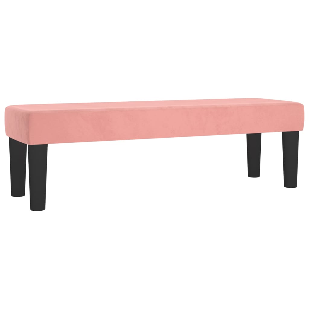 Boxspring met matras fluweel roze 140x190 cm Bedden & bedframes | Creëer jouw Trendy Thuis | Gratis bezorgd & Retour | Trendy.nl