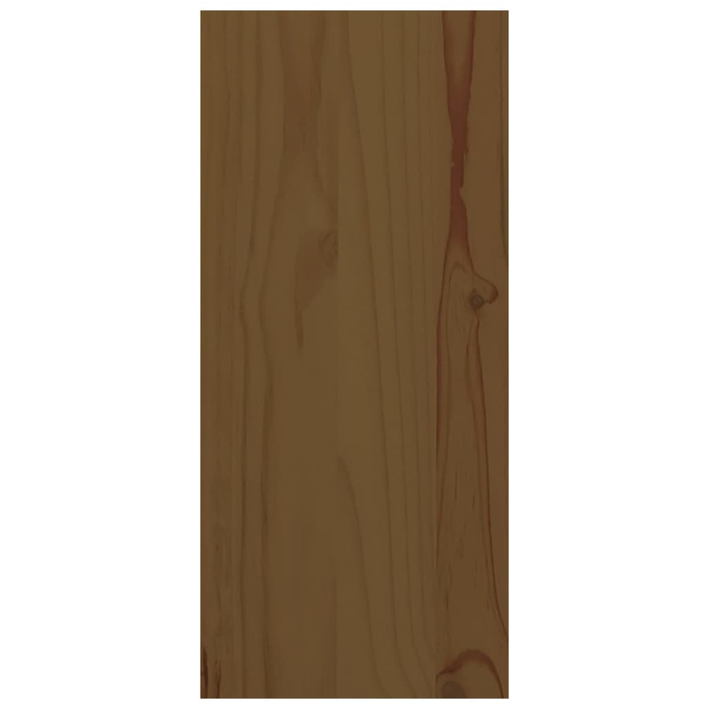 Wijnkast 56x25x56 cm massief grenenhout honingbruin