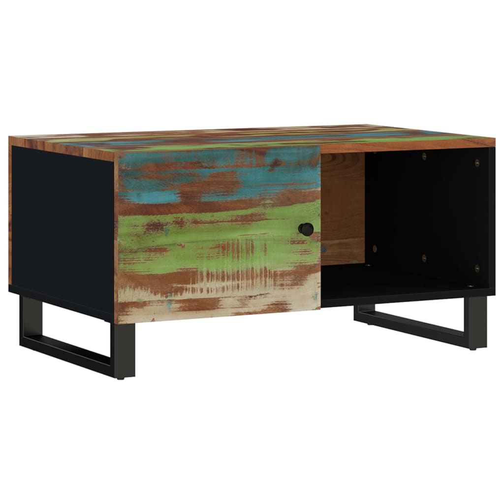 Salontafel 80x50x40 cm massief gerecycled hout en bewerkt hout