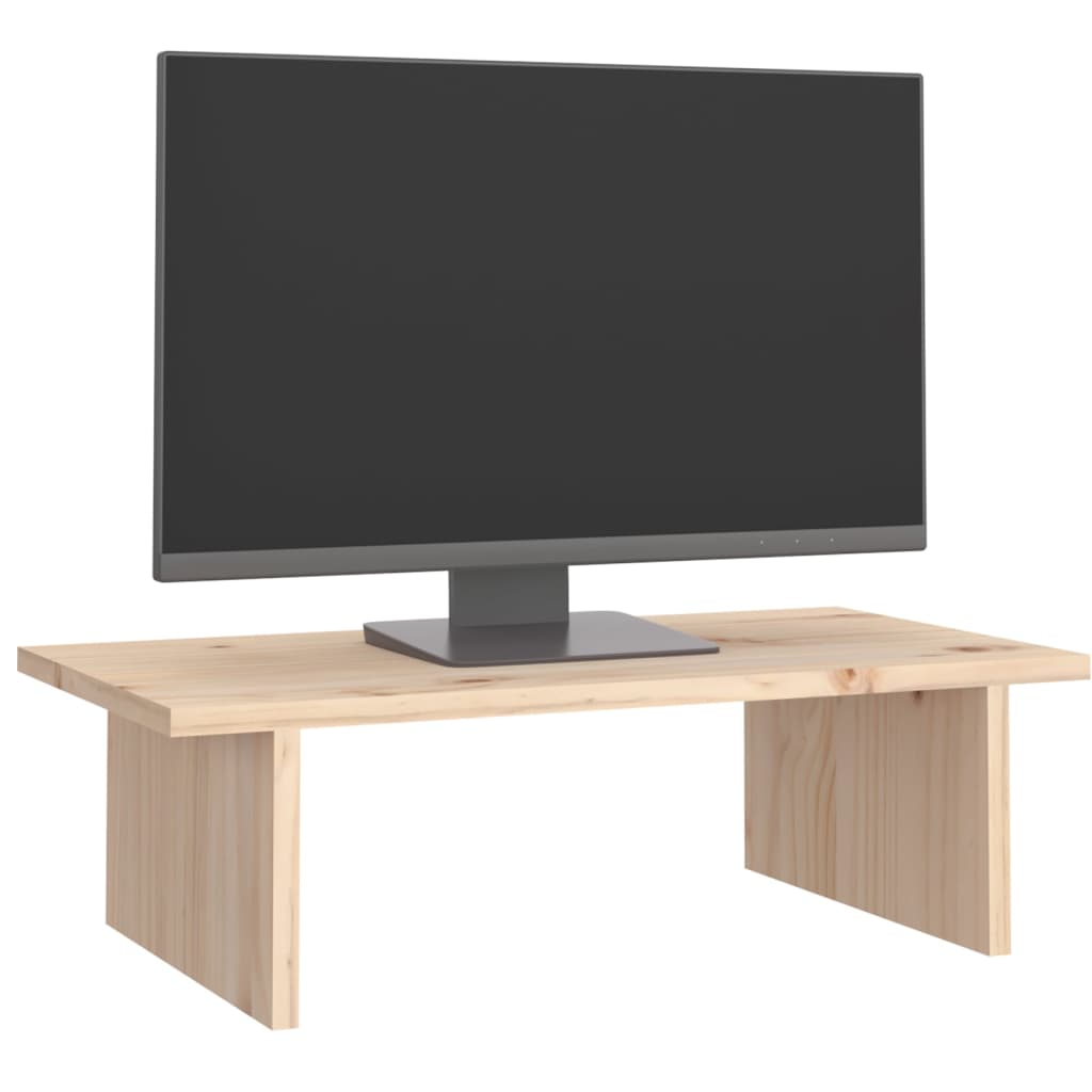 Monitorstandaard 50x27x15 cm massief grenenhout Computerverhogers en -standaards | Creëer jouw Trendy Thuis | Gratis bezorgd & Retour | Trendy.nl