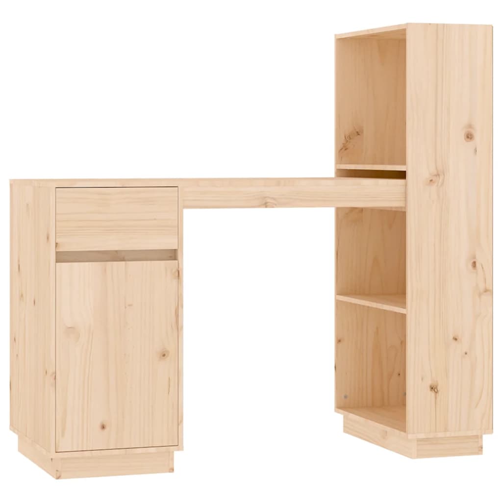 Bureau 110x53x117 cm massief grenenhout Bureaus | Creëer jouw Trendy Thuis | Gratis bezorgd & Retour | Trendy.nl