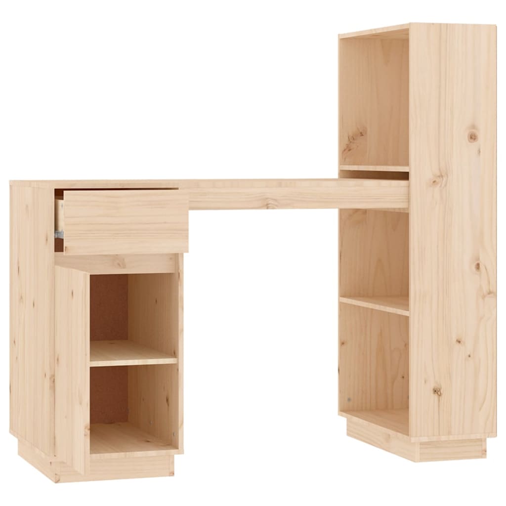 Bureau 110x53x117 cm massief grenenhout Bureaus | Creëer jouw Trendy Thuis | Gratis bezorgd & Retour | Trendy.nl