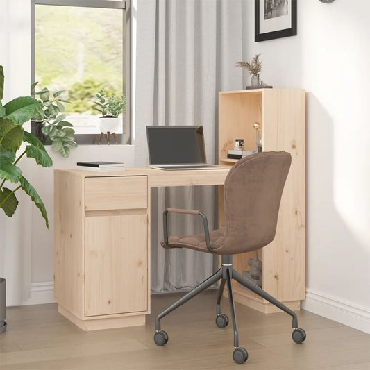 Bureau 110x53x117 cm massief grenenhout Bureaus | Creëer jouw Trendy Thuis | Gratis bezorgd & Retour | Trendy.nl